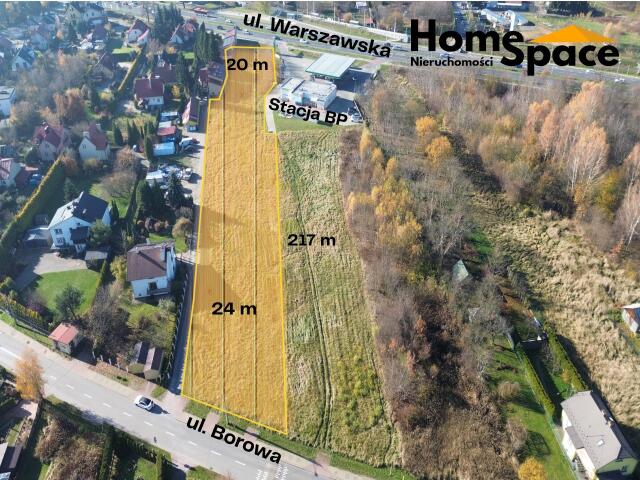 Na sprzedaż działki inwestycjne przy ul. Warszawskiej/Borowej - Staromieście  - Rzeszów